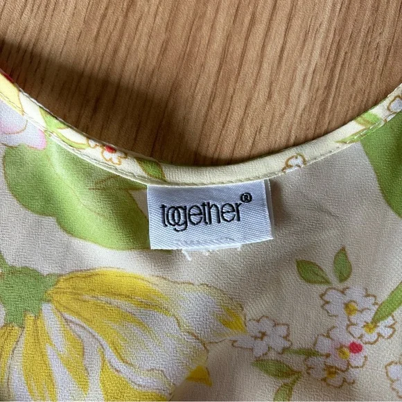 Vintage Y2K Floral Midi Slip Dress – VTG size 16. (M/L) - Picture 8 of 10